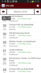 UMass BusTrack Screenshots 8