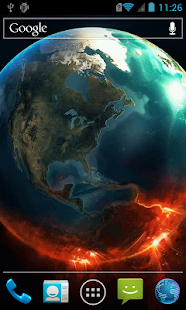 Lastest Planet on fire LWP APK
