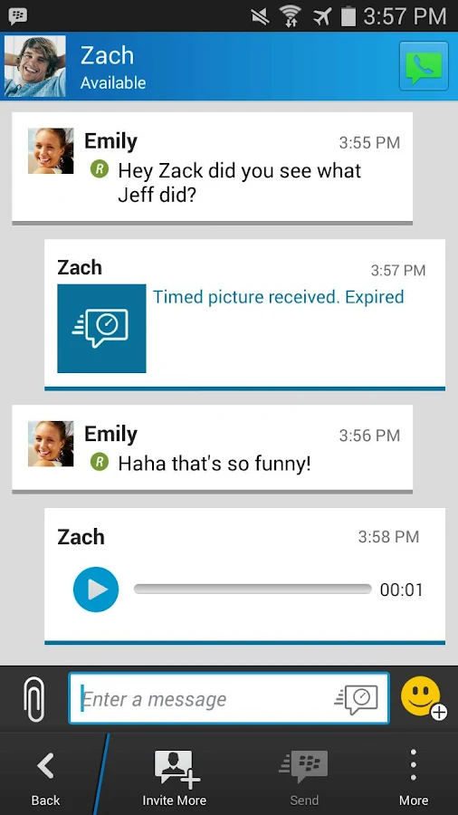 BBM - screenshot