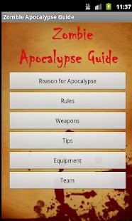 How to download Zombie Apocalypse Guide 1.0 apk for pc