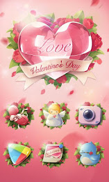 Love Story GO Launcher Theme poster 1