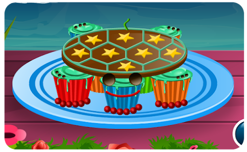 Cooking Games Turtle Cupcakes