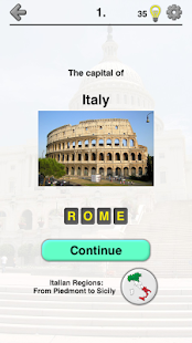 Androidアプリ Capitals of All Countries in the World: City Quiz のスクリーンショット