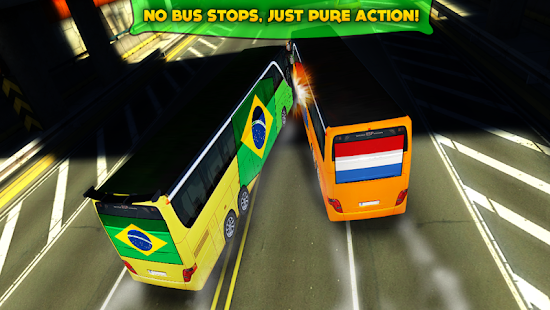 Soccer Team Bus Battle Brazil