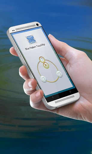 蓝色图案 TouchPal 主题