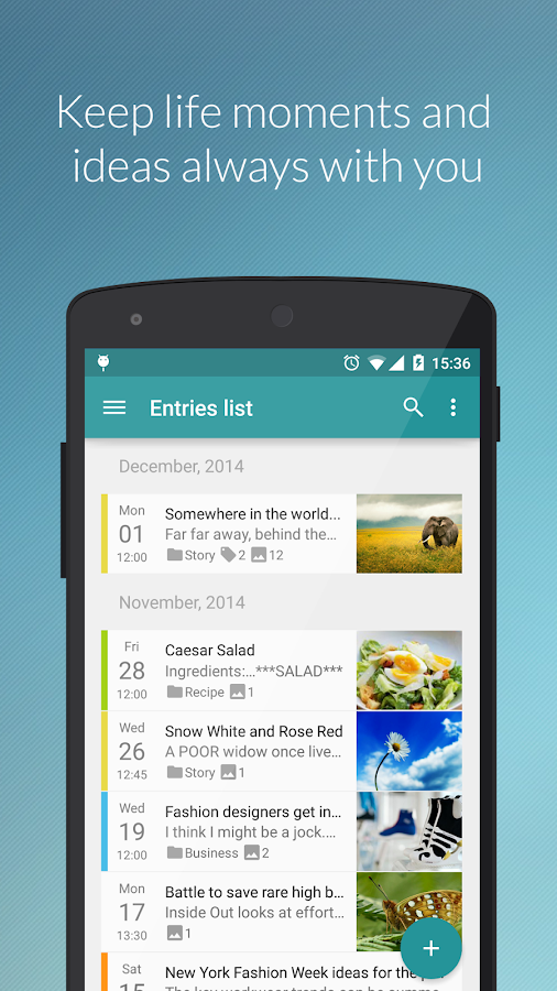 Diaro diary, journal, notes Android Apps on Google Play