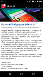 Material Wallpapers HD by Ruvee Apps Store poster 6