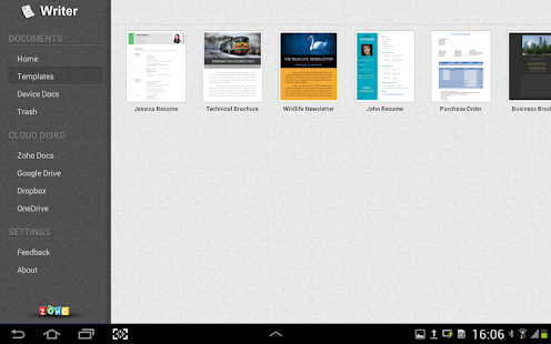 Zoho Writer