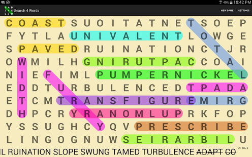 Search 4 Words Free Screenshots 0
