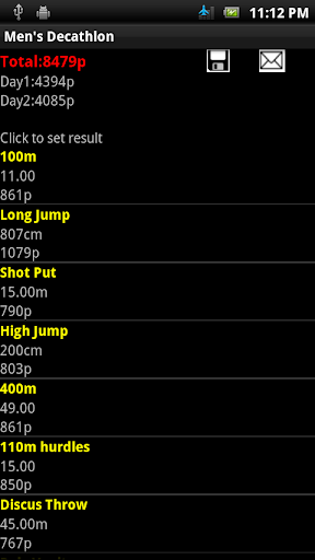 Decathlon Points Calculator