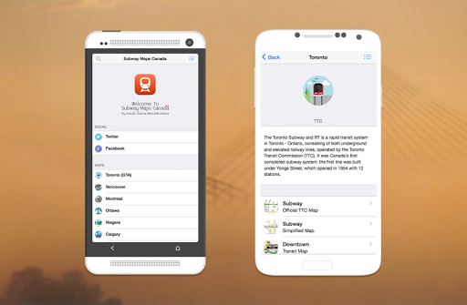 Subway Maps Canada
