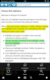 RePaper Web Highlighter Screenshots 0
