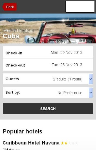 Cuba Hotel booking