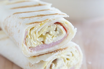 Grilled Chicken Cordon Bleu Wraps