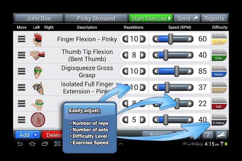 PT and OT Helper: Fingers Hand Screen 2