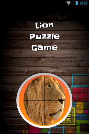 Lion Slide Puzzle Game
