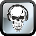 mp3 skull download music icon