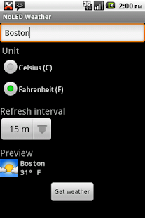 Free NoLED Weather APK