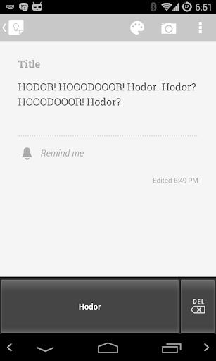 Hodor Keyboard