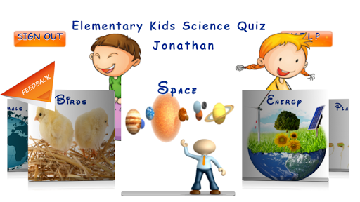 Elementary Kids Science Quiz