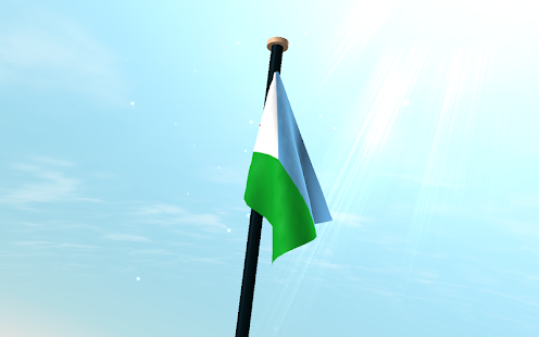 download จิบูตีธง3Dวอลเปเปอร์ free