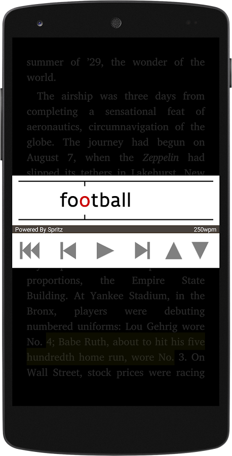    SpeedRead With Spritz- screenshot  