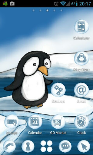 Penguin Theme GO Launcher EX