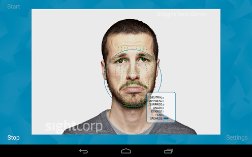 InSight Face Analysis Demo Screenshots 2
