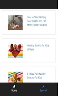 healthy snacks for kids Screenshots 0