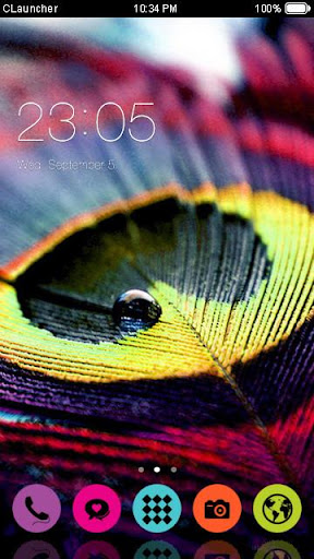 【免費攝影App】Color Feathers CLauncher Theme-APP點子