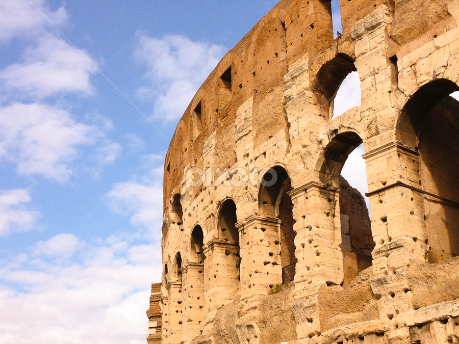 The Colosseum in Rome  by Lisa Faith-Gregg - Buildings & Architecture Public & Historical