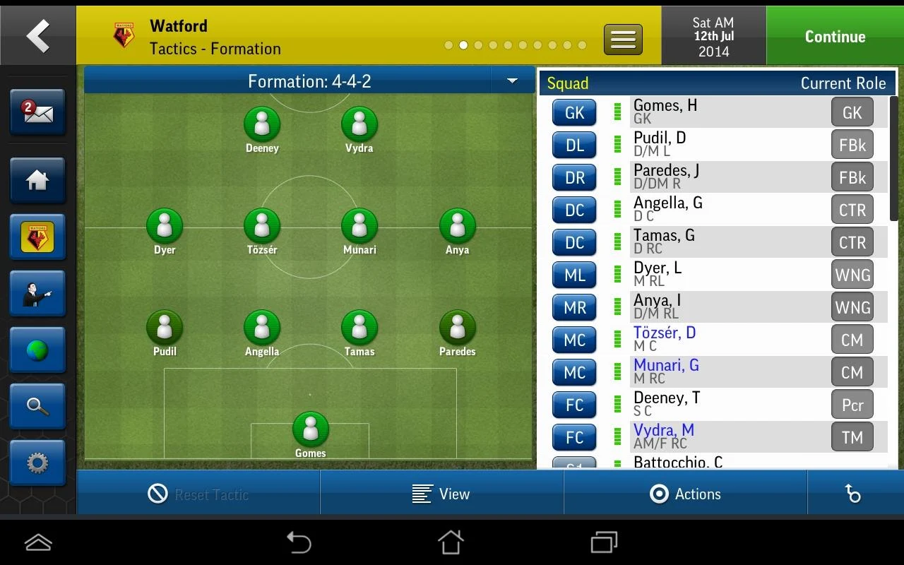 Football Manager Handheld 2015 - screenshot