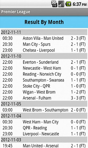 【免費運動App】ผลบอล Premier League Result-APP點子