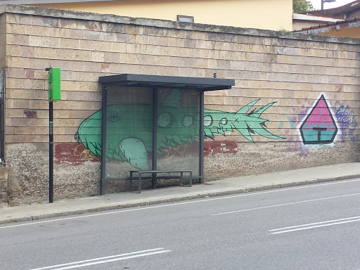 Green Whale Graffiti