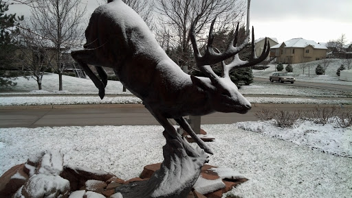 Bucking Deer Statue