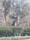 Leaping Statue