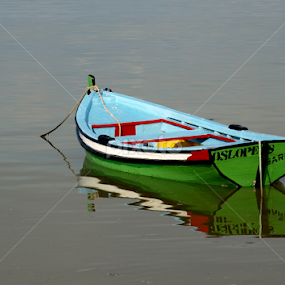 Alone... by Carlos Palhau - Transportation Boats