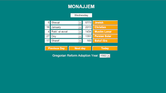 How to download Monajjem: 5 Calendar Converter 2.4.2 apk for bluestacks