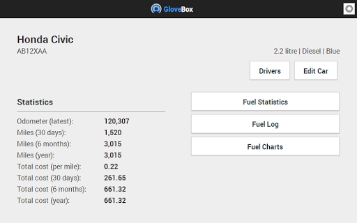 【免費交通運輸App】GloveBox - Car Fuel & Expenses-APP點子