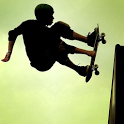 Skateboard boy icon