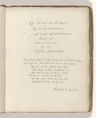 Gedicht op het zwaard waarmee Johan van Oldenbarnevelt in 1619 zou zijn onthoofd