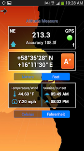 Altimeter GPS Calculator Lite Screenshots 3