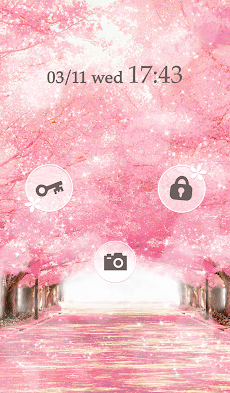 おしゃれな春のきせかえ壁紙 ピンク色の桜並木 Androidアプリ Applion