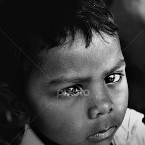 Helpless by Newton Saha - Babies & Children Child Portraits