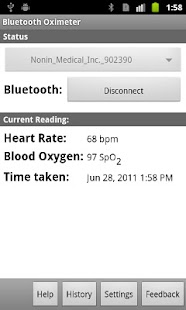 Bluetooth Pulse Oximeter