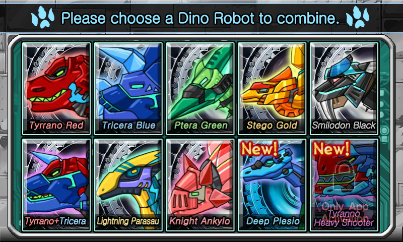 Dino Robot - Dino Corps. Screen 1