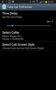 Fake Call for Smartwatch 2