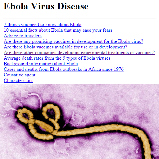 【免費醫療App】Ebola Virus Disease Facts-APP點子