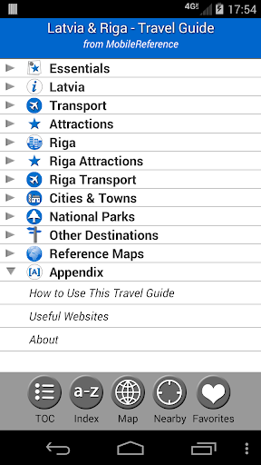 Latvia - FREE Guide Map