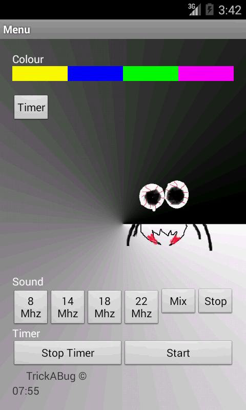 Android application TrickABug screenshort